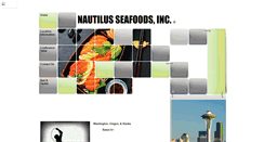 Desktop Screenshot of nautilusseafoods.com